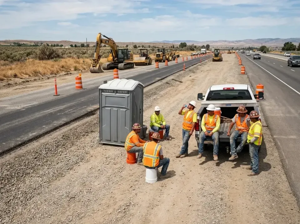 highway-road-construction-crew-007 — frequently asked questions, Porta Potty and Restroom Rentals in Mauston, WI